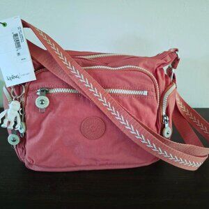 NWT Kipling Gabbie Small Crossbody Bag, Vintage Rose